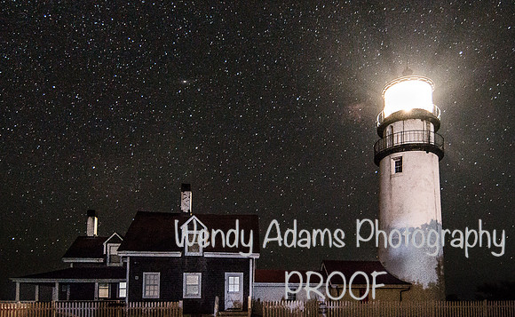 Highland Light at Night