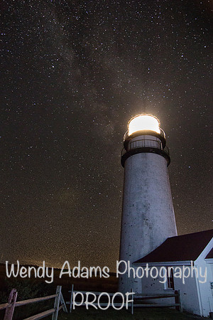 Milky Way over Highland Light