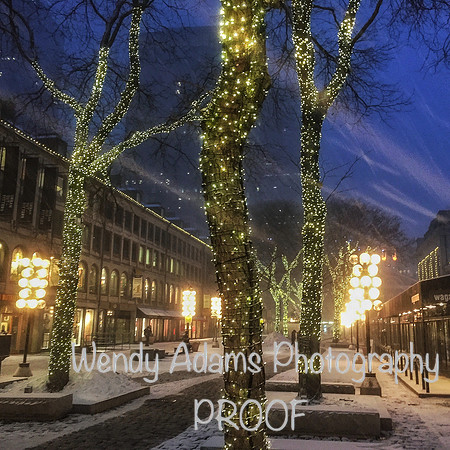 Boston early snow