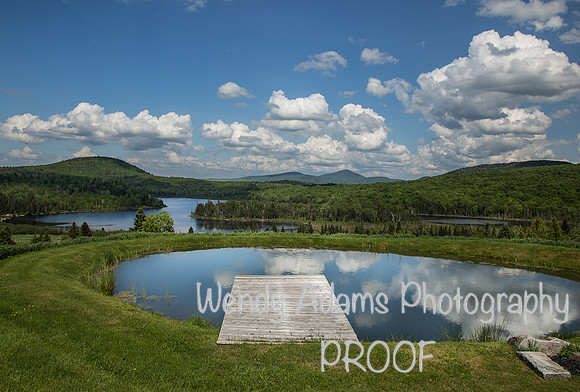 Reflecting pond Vermont