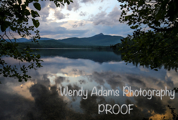 Reflecting light at Chocorua Lake, New Hampshire