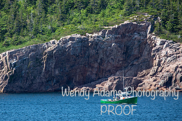 Boat in Neil's Harbor, NS