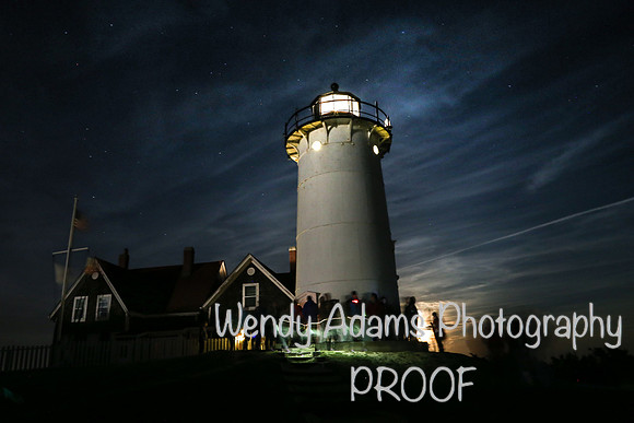 Nobska light full moon